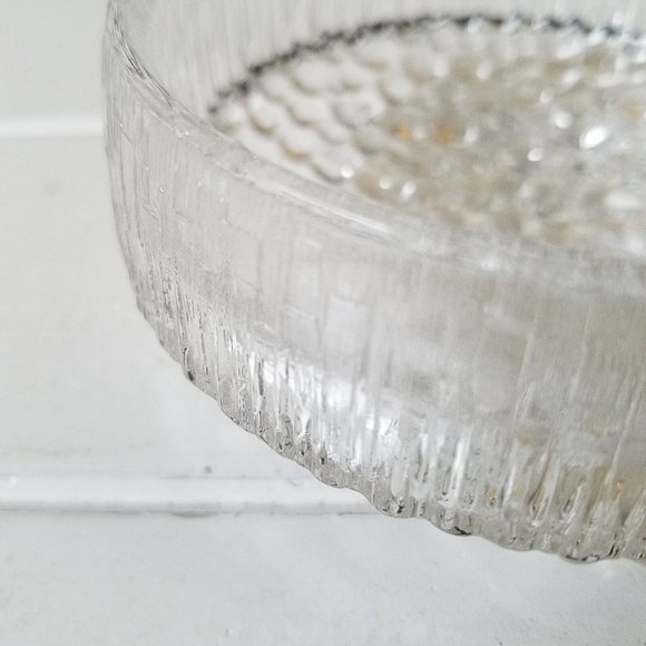 Iitala Finland Dining Vintage Iittala Ultima Thule Glass Footed